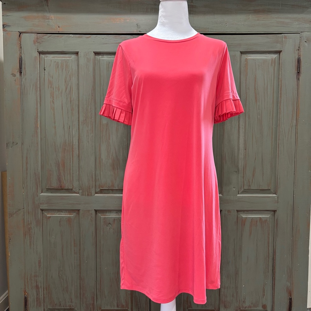 Michael Kors Dress Short Sleeve Coral Pink Small